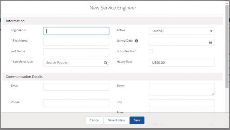 FieldAx-Service_Engineer_Creation-Step-1