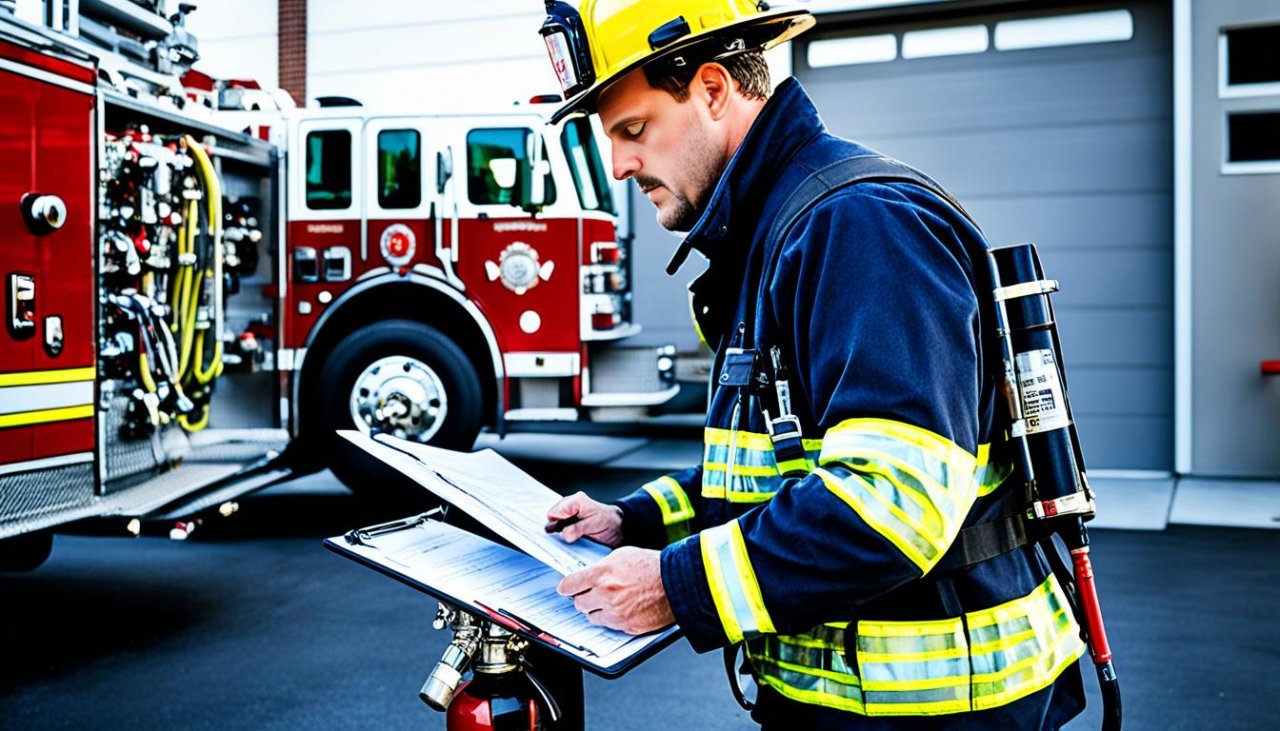 documenting fire equipment services