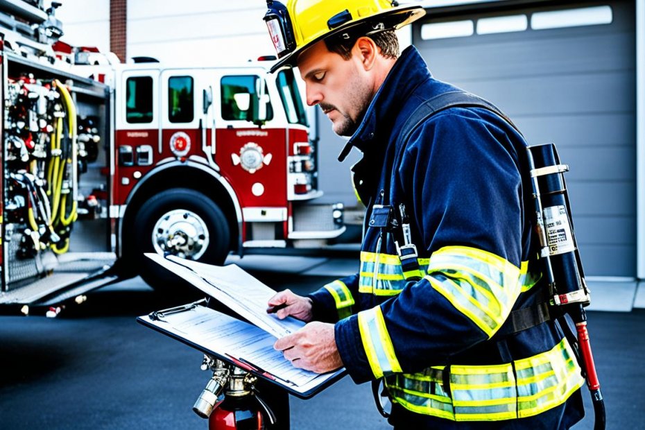 documenting fire equipment services