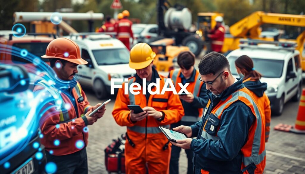 real-time updates for field service clients